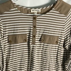 Faith & Joy Los Ángeles Women stripes blouse